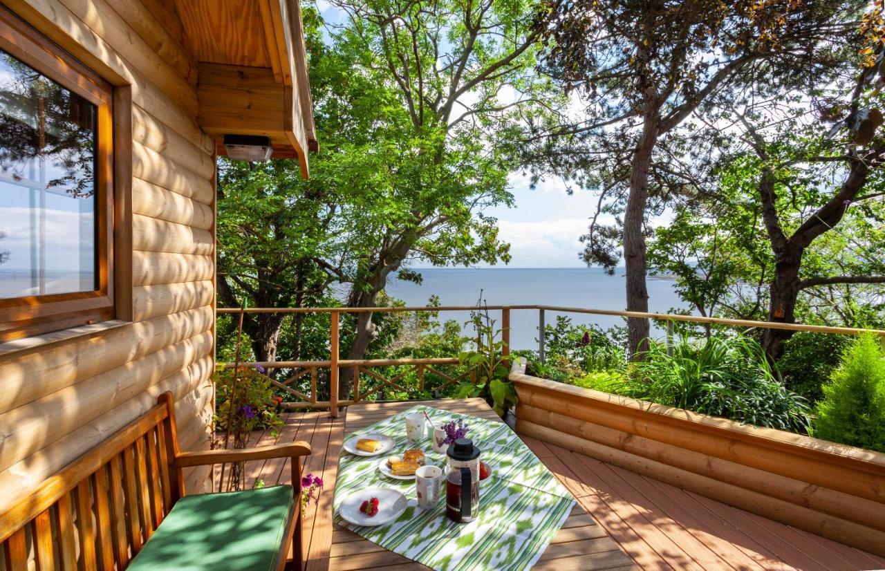 Porthole Log Cabin 마인헤드 외부 사진
